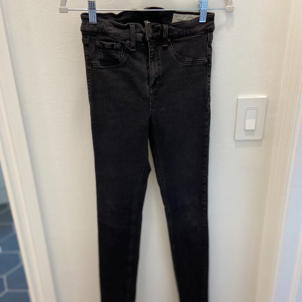 Rag & Bone Black Skinny Jeans